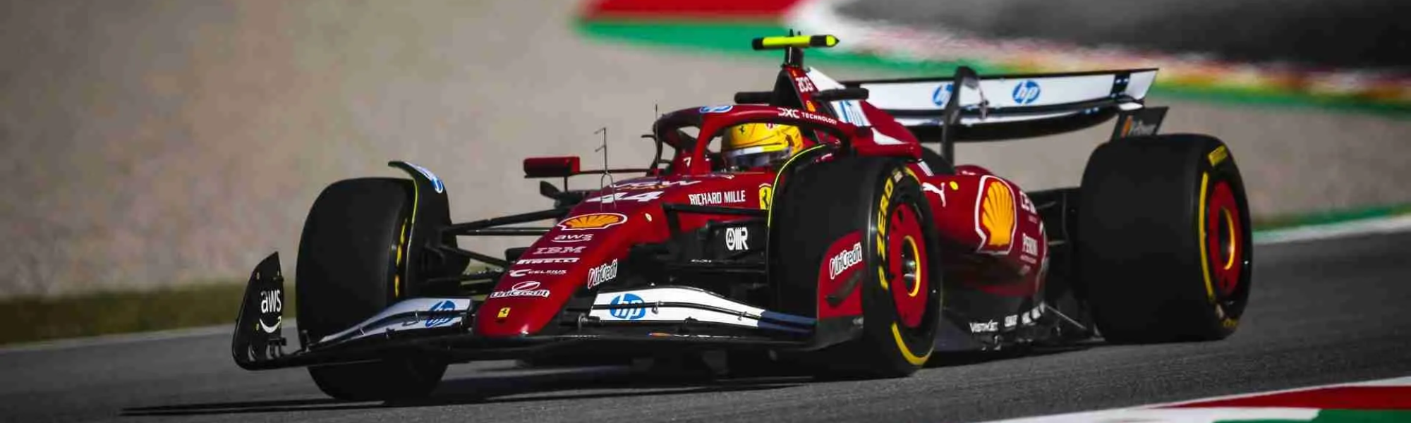 a race car on a track